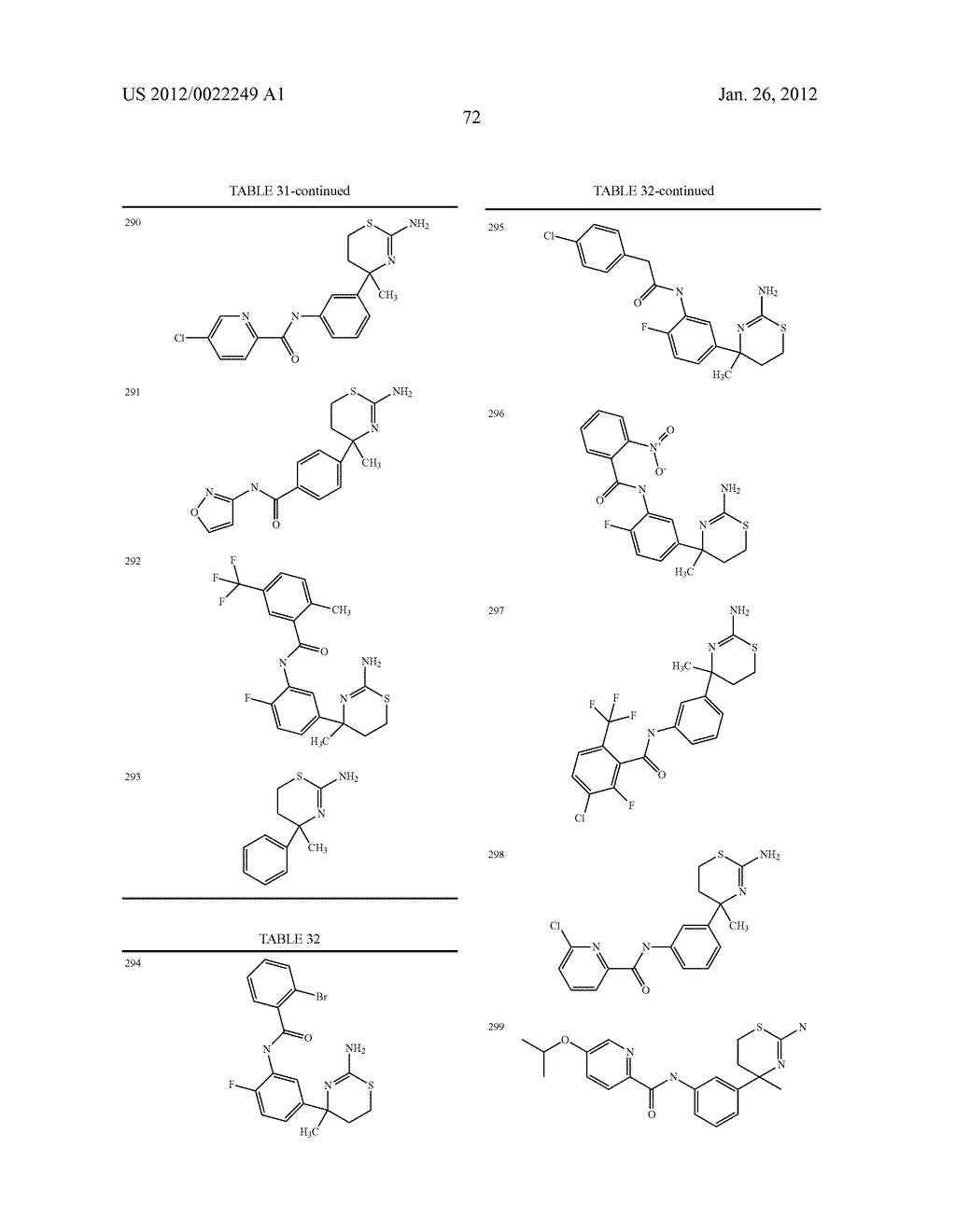 AMINODIHYDROTHIAZINE DERIVATIVES - diagram, schematic, and image 73