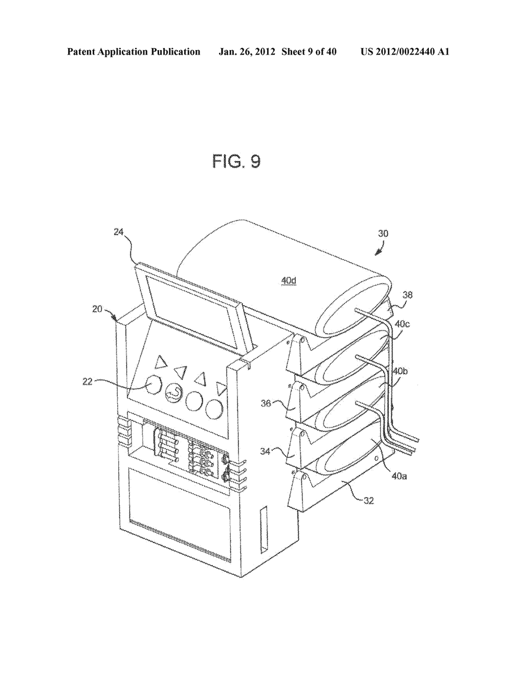 DIALYSIS SYSTEM HAVING DISPOSABLE CASSETTE - diagram, schematic, and image 10