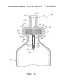 PRESSURE-REGULATING VIAL ADAPTORS AND METHODS diagram and image