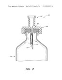 PRESSURE-REGULATING VIAL ADAPTORS AND METHODS diagram and image