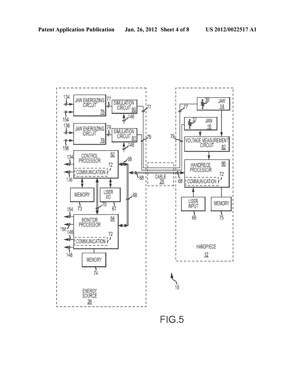 Tissue Fusion System and Method of Performing a Functional Verification     Test - diagram, schematic, and image 05