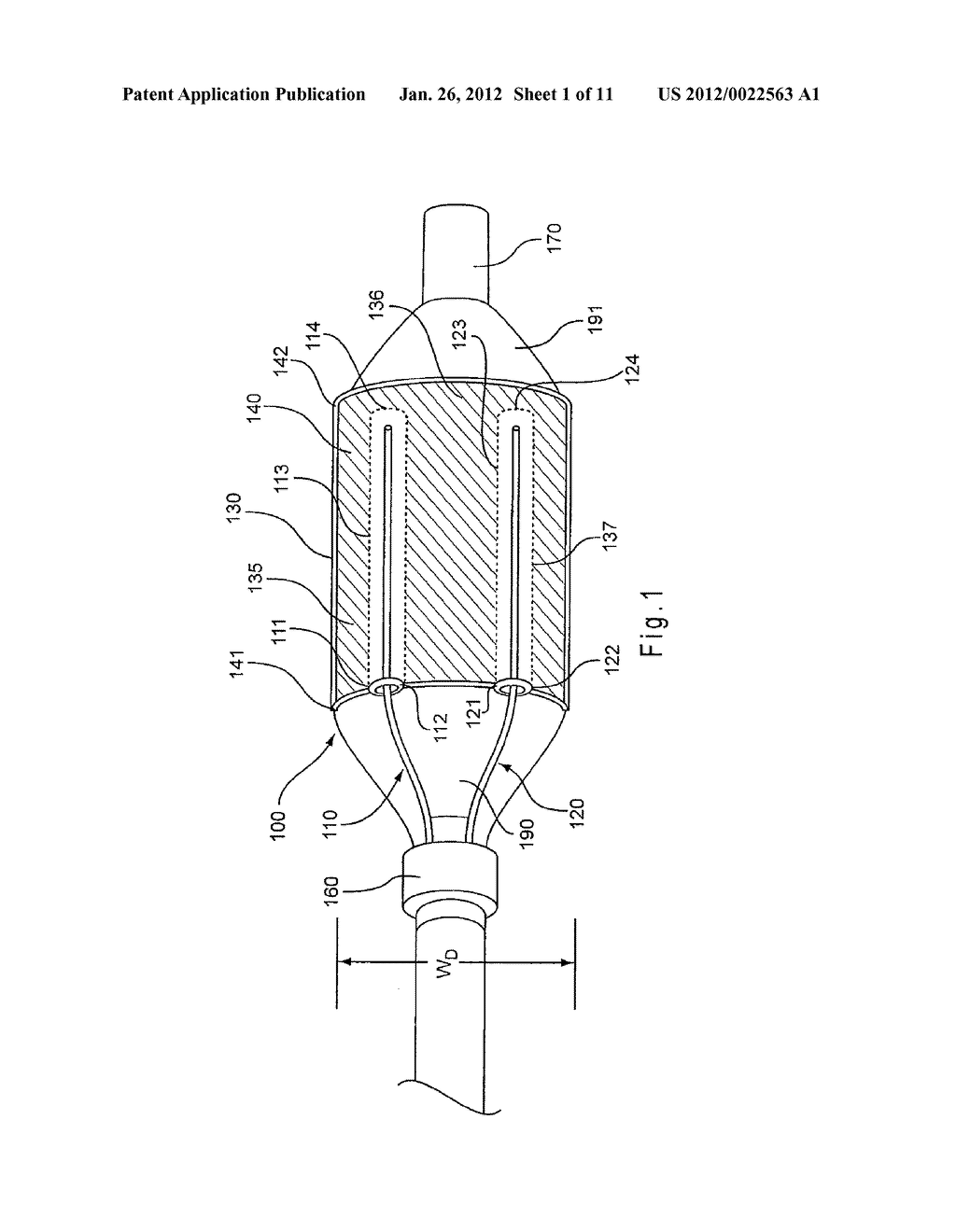 ANGIOPLASTY BALLOON WITH CONCEAL WIRES - diagram, schematic, and image 02