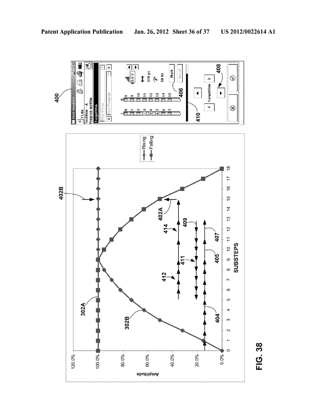 SHIFTING BETWEEN ELECTRODE COMBINATIONS IN ELECTRICAL STIMULATION DEVICE - diagram, schematic, and image 37