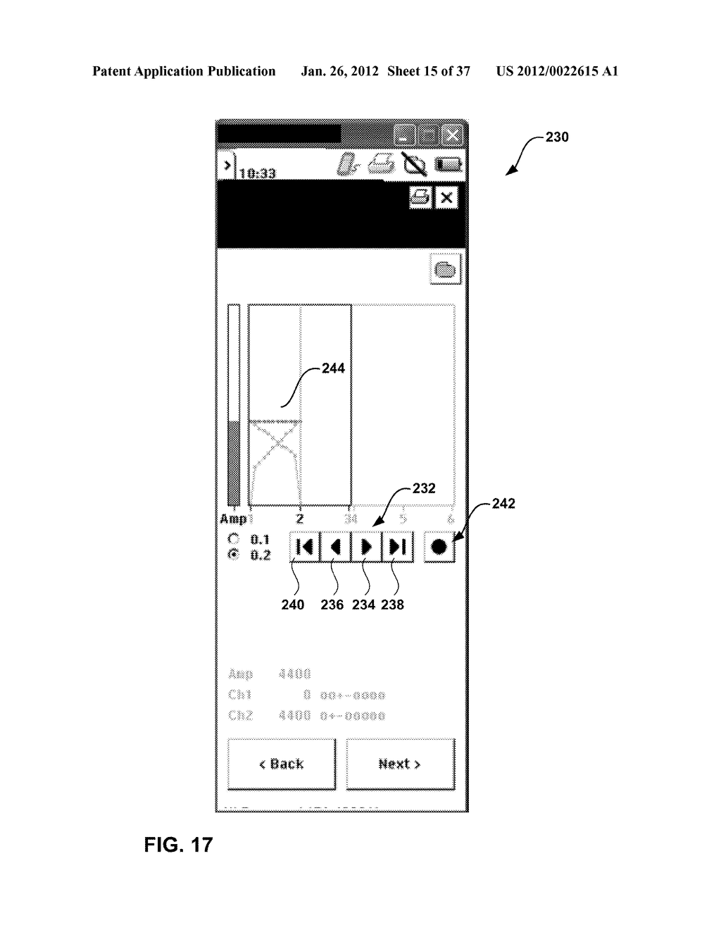 SHIFTING BETWEEN ELECTRODE COMBINATIONS IN ELECTRICAL STIMULATION DEVICE - diagram, schematic, and image 16