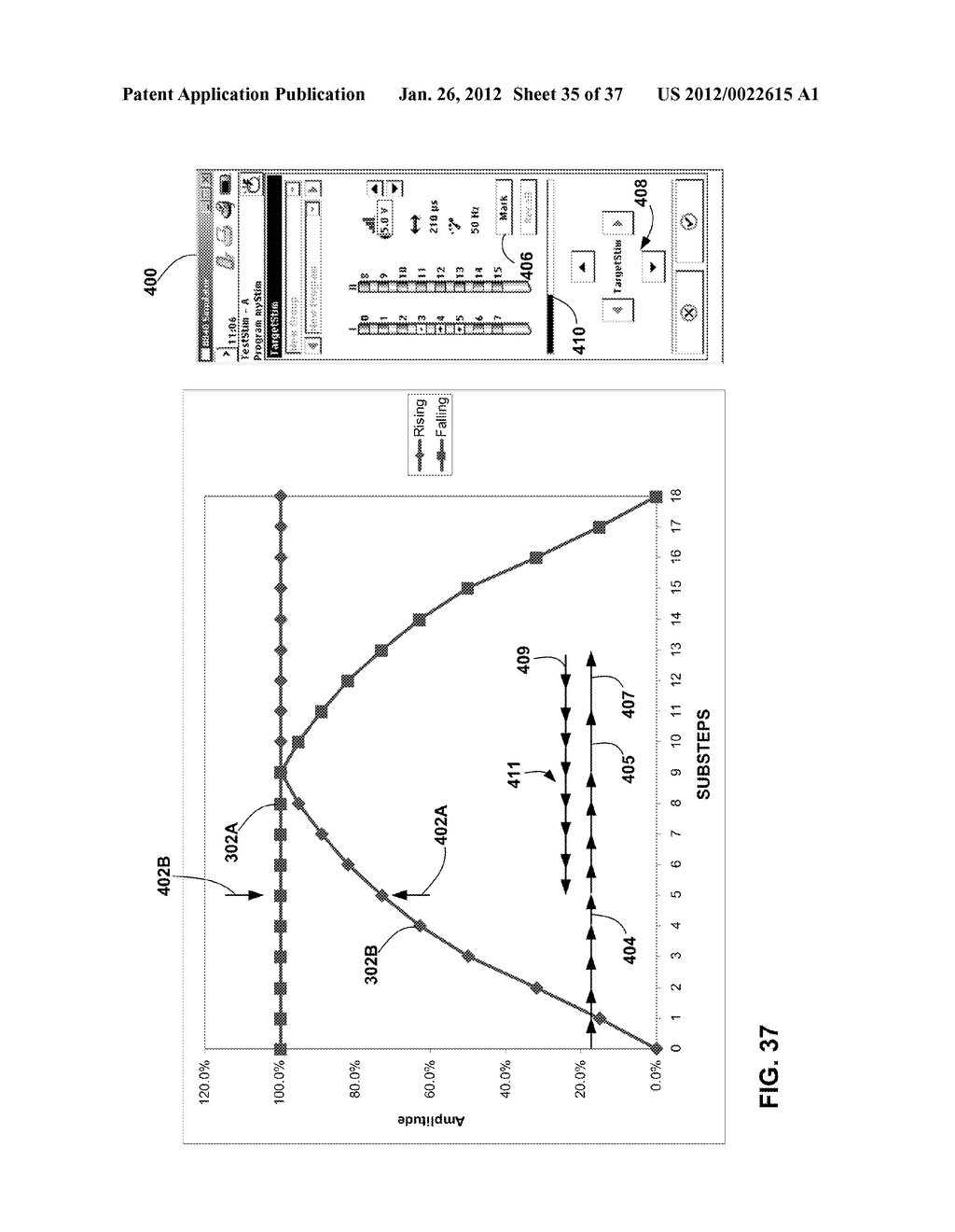 SHIFTING BETWEEN ELECTRODE COMBINATIONS IN ELECTRICAL STIMULATION DEVICE - diagram, schematic, and image 36