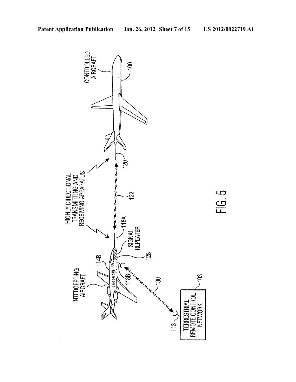 SYSTEMS AND METHODS FOR DETECTING AND MANAGING THE UNAUTHORIZED USE OF AN     UNMANNED AIRCRAFT - diagram, schematic, and image 08