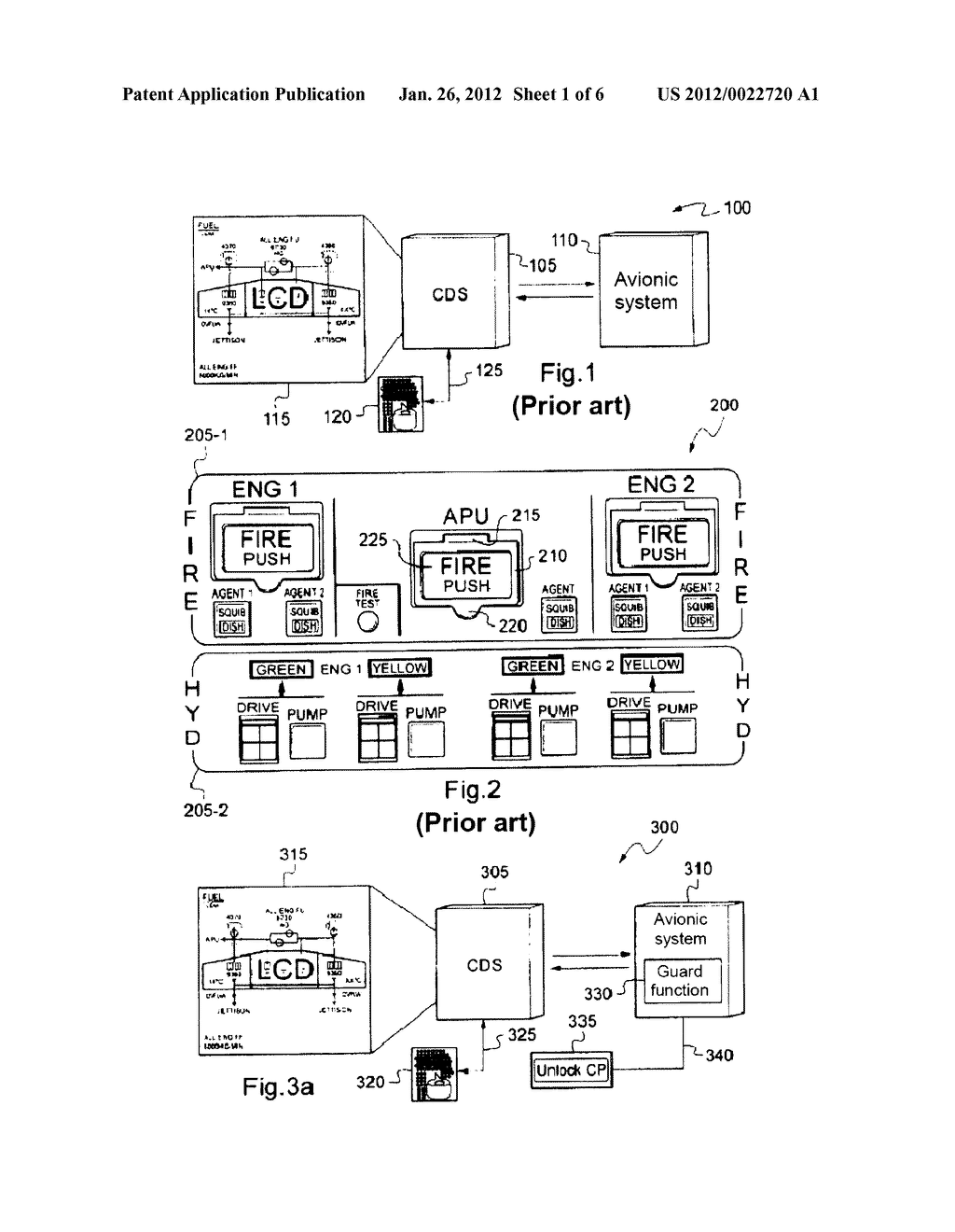 METHOD AND DEVICE FOR PROTECTING SOFTWARE COMMANDS IN AN AIRCRAFT COCKPIT - diagram, schematic, and image 02