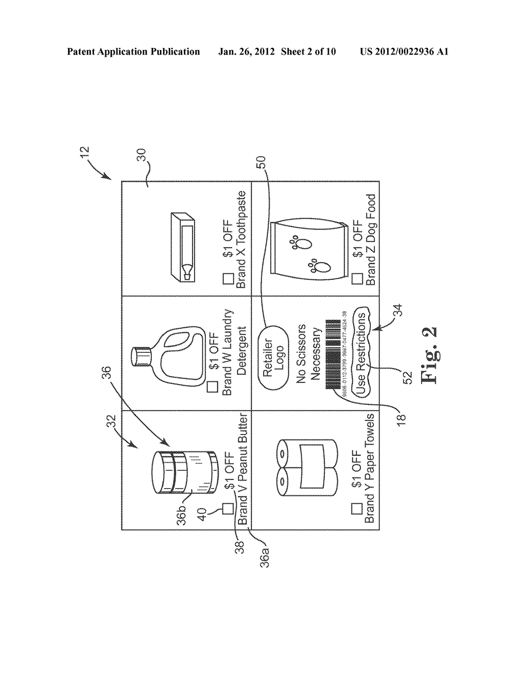 METHOD OF GENERATING AND REDEEMING COUPONS - diagram, schematic, and image 03