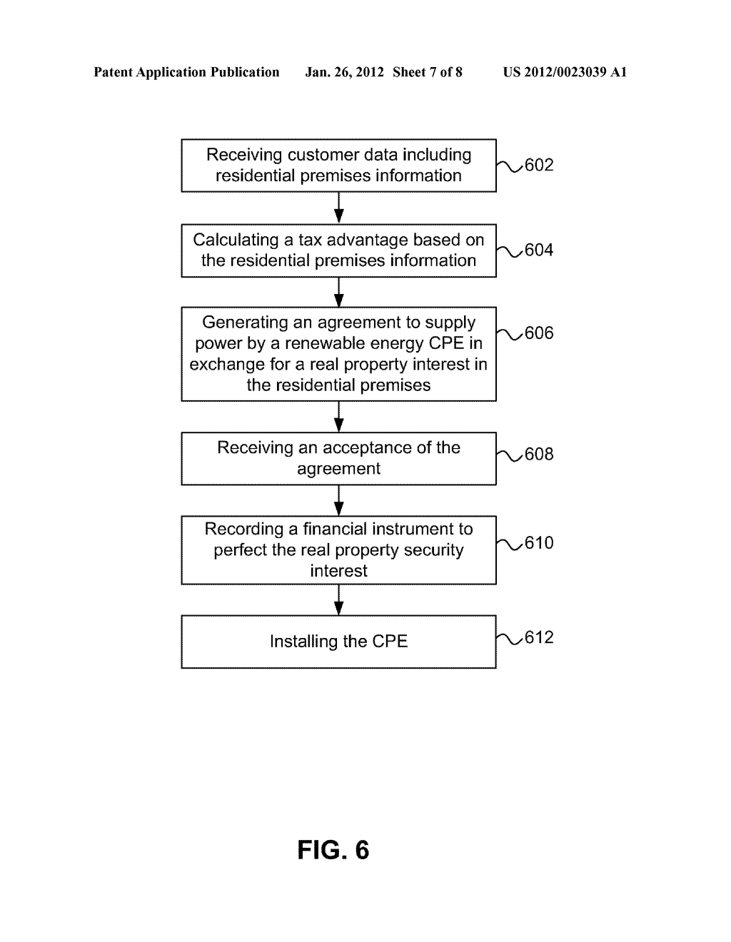 SYSTEM AND METHOD FOR TAX-ADVANTAGED FINANCING OF RESIDENTIAL RENEWABLE     ENERGY EQUIPMENT - diagram, schematic, and image 08