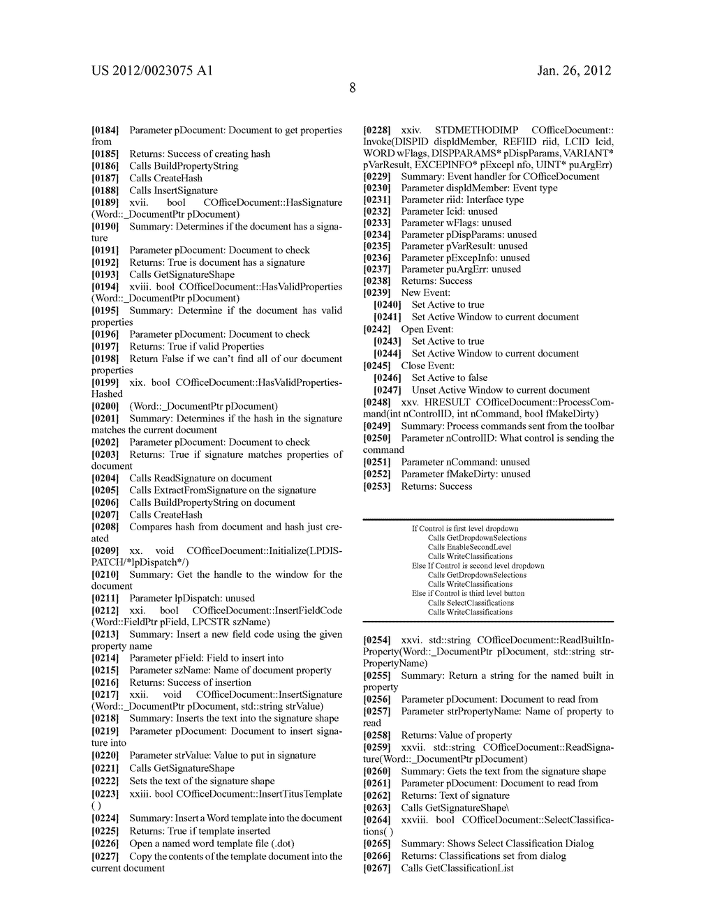 DOCUMENT CLASSIFICATION TOOLBAR IN A DOCUMENT CREATIONAPPLICATION - diagram, schematic, and image 22