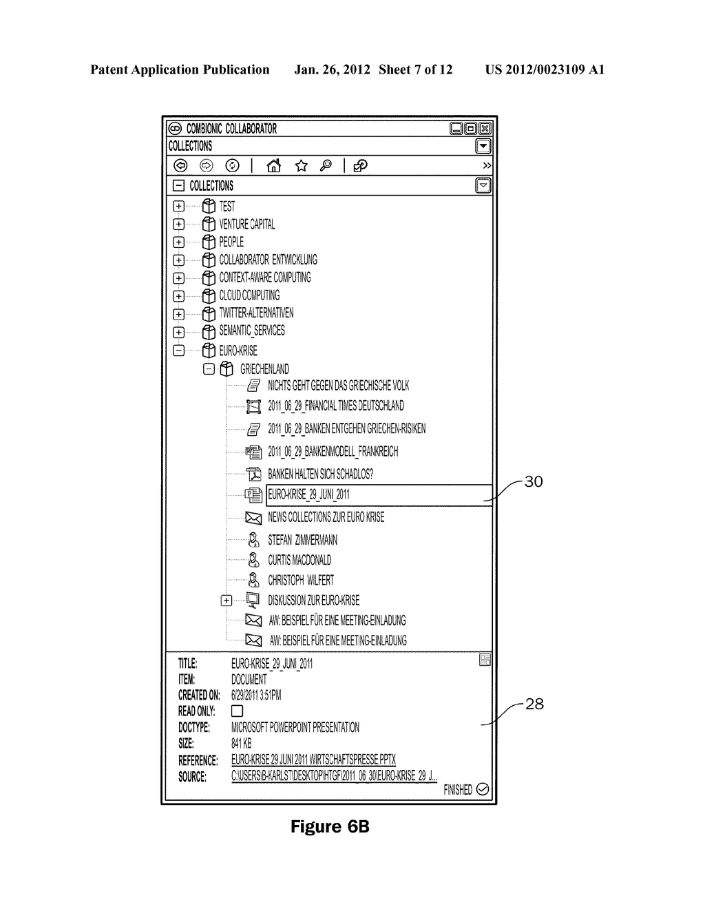 Contextual processing of data objects in a multi-dimensional information     space - diagram, schematic, and image 08