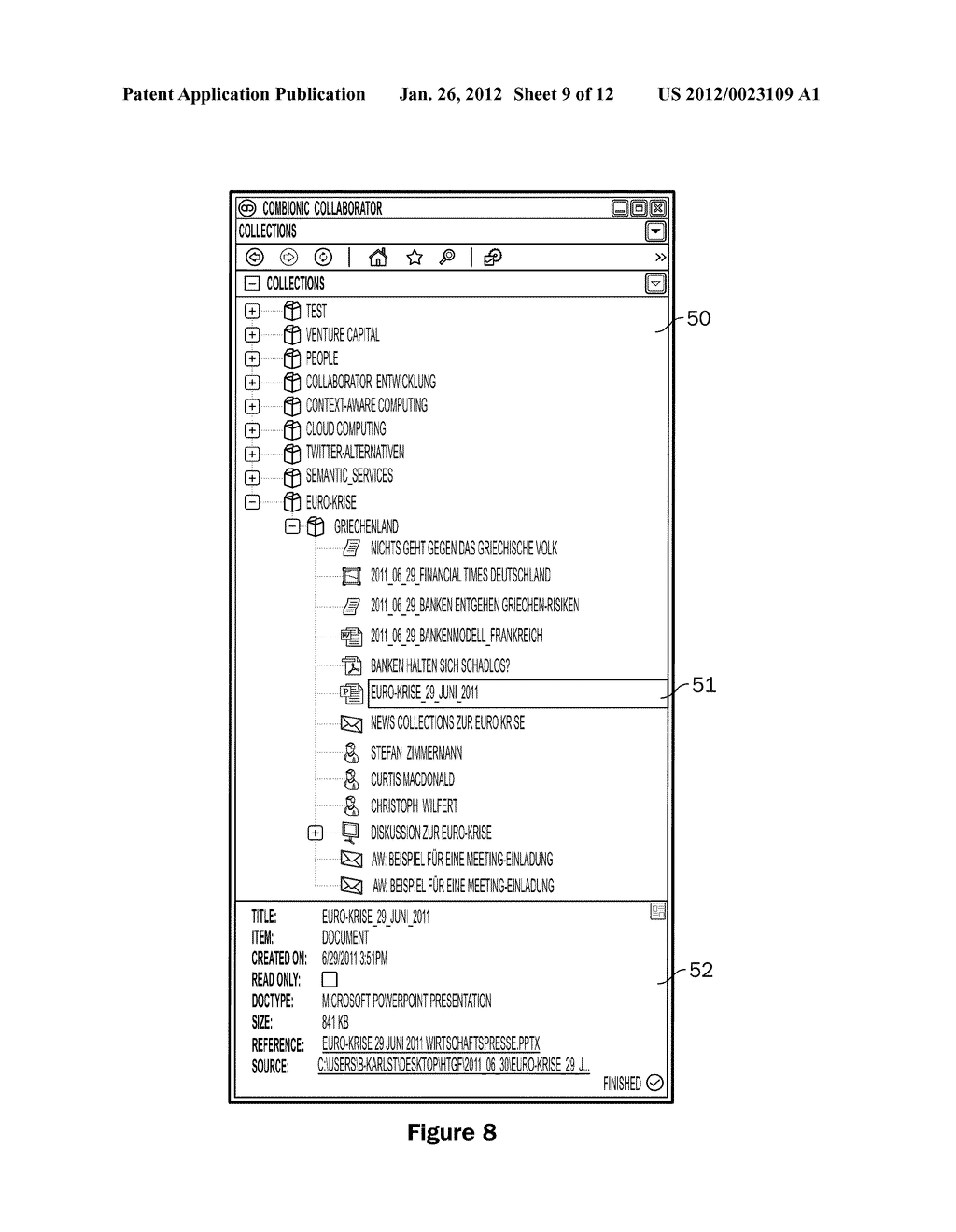 Contextual processing of data objects in a multi-dimensional information     space - diagram, schematic, and image 10