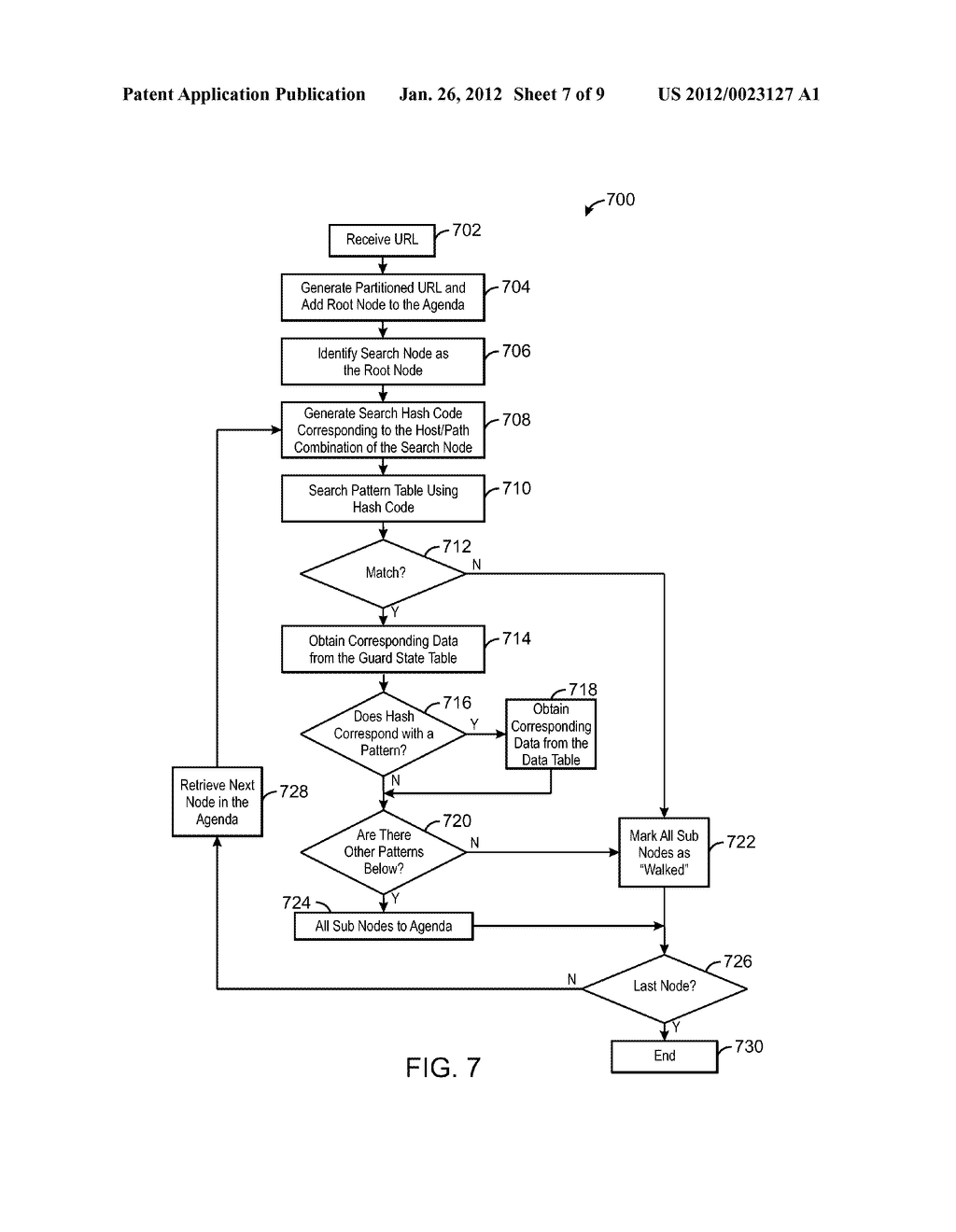 METHOD AND SYSTEM FOR PROCESSING A UNIFORM RESOURCE LOCATOR - diagram, schematic, and image 08