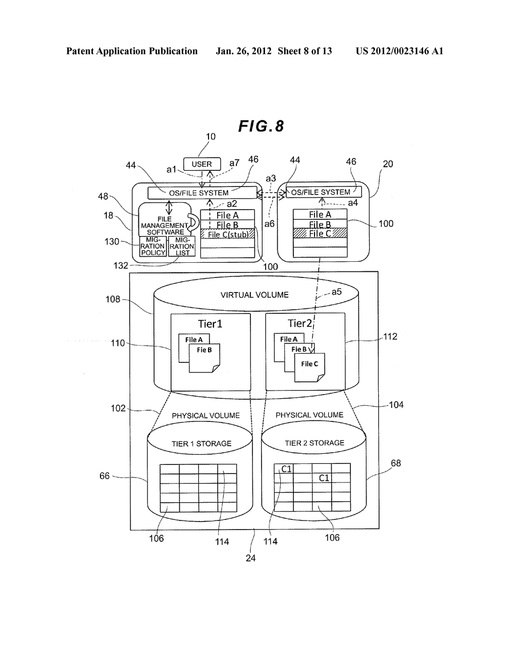 STORAGE SYSTEM AND METHOD OF CONTROLLING SAME - diagram, schematic, and image 09