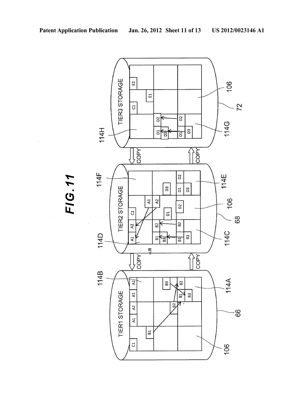 STORAGE SYSTEM AND METHOD OF CONTROLLING SAME - diagram, schematic, and image 12