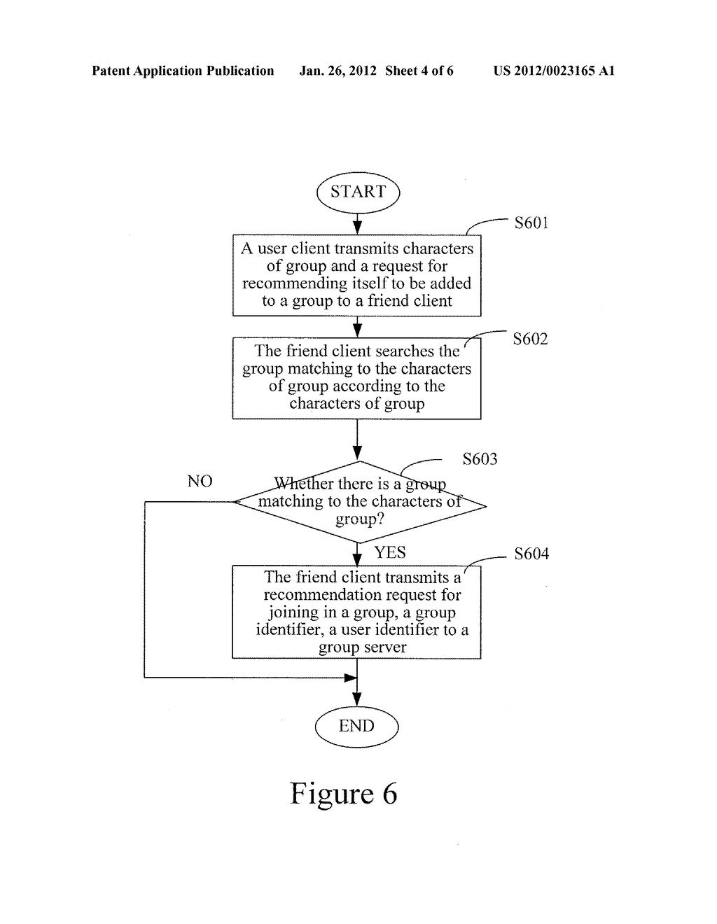 SYSTEM, METHOD AND CLIENT FOR JOINING IN GROUP - diagram, schematic, and image 05