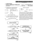 Method, device and software for updating data in mobile devices diagram and image