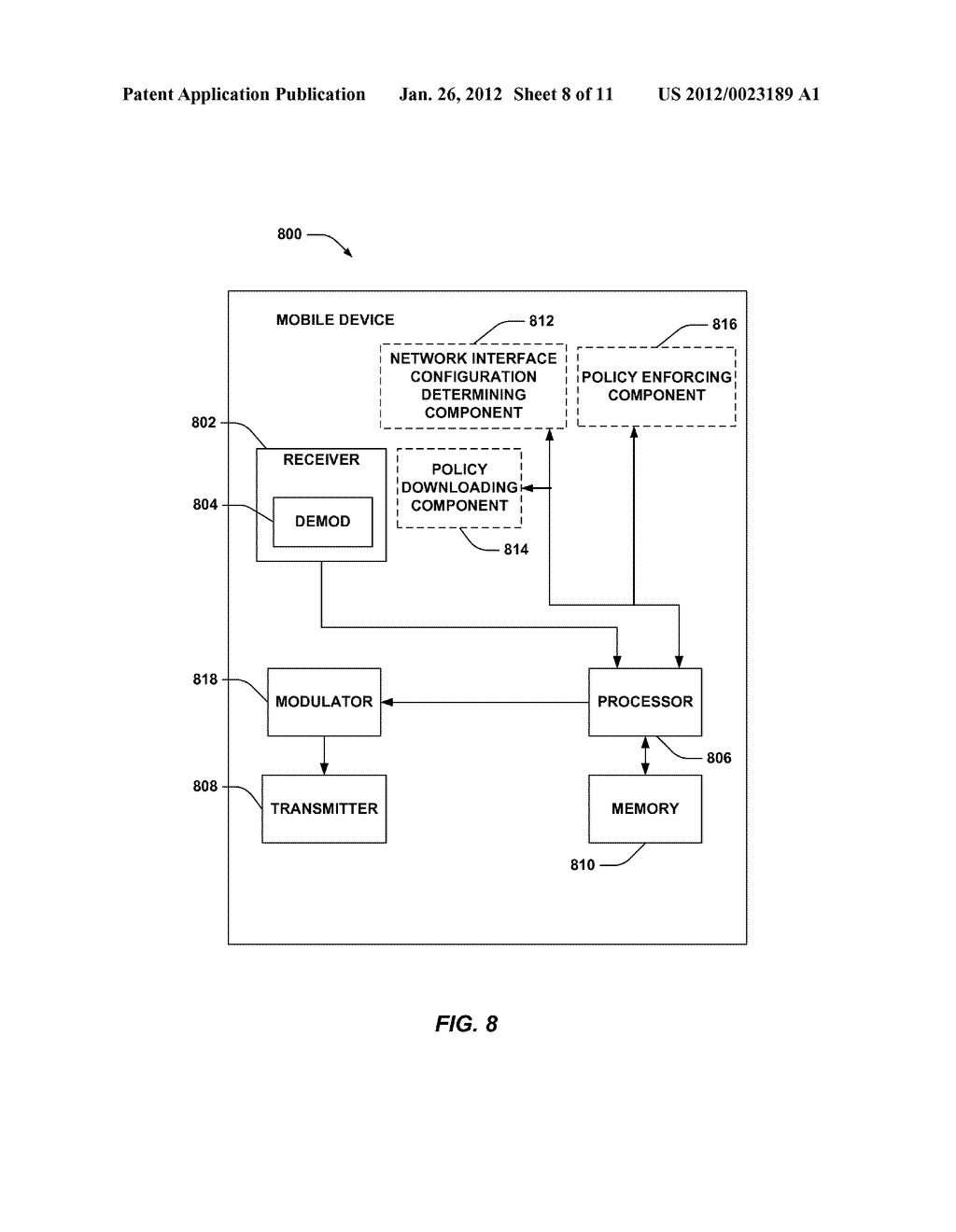 UTILIZING POLICIES FOR OFFLOAD AND FLOW MOBILITY IN WIRELESS     COMMUNICATIONS - diagram, schematic, and image 09