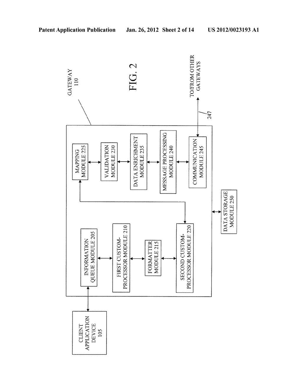 SYSTEM AND METHOD FOR EXCHANGING INFORMATION AMONG EXCHANGE APPLICATIONS - diagram, schematic, and image 03