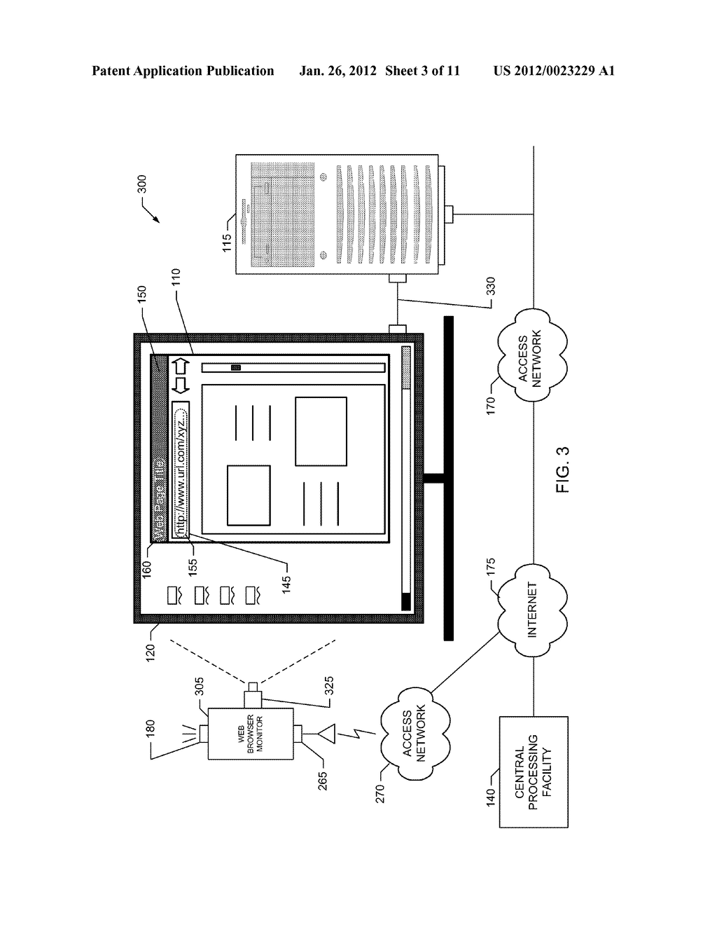 METHODS AND APPARATUS FOR NONINTRUSIVE MONITORING OF WEB BROWSER USAGE - diagram, schematic, and image 04