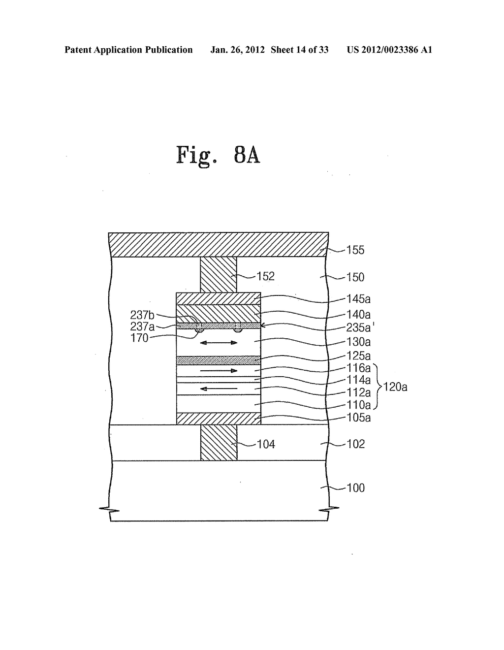 Magnetic Memory Devices, Electronic Systems And Memory Cards Including The     Same, Methods Of Manufacturing The Same, And Methods Of Controlling A     Magnetization Direction Of A Magnetic Pattern - diagram, schematic, and image 15