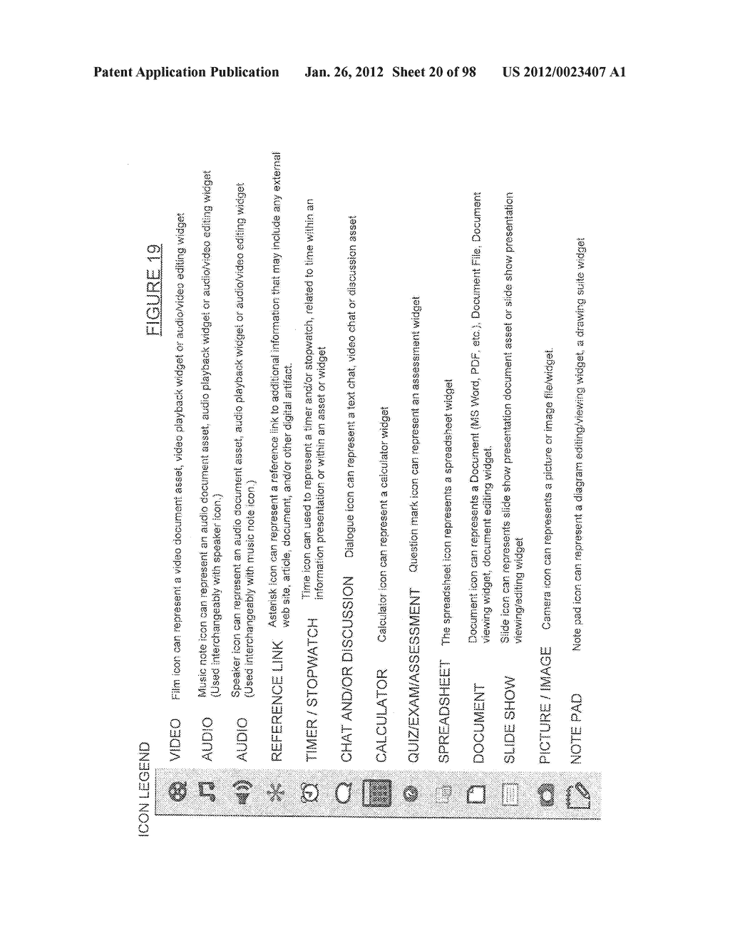 METHOD, SYSTEM AND USER INTERFACE FOR CREATING AND DISPLAYING OF     PRESENTATIONS - diagram, schematic, and image 21