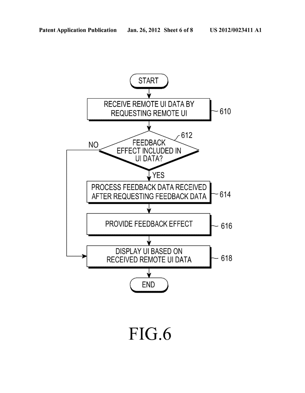 APPARATUS AND METHOD FOR TRANSMITTING AND RECEIVING REMOTE USER INTERFACE     DATA IN A REMOTE USER INTERFACE SYSTEM - diagram, schematic, and image 07