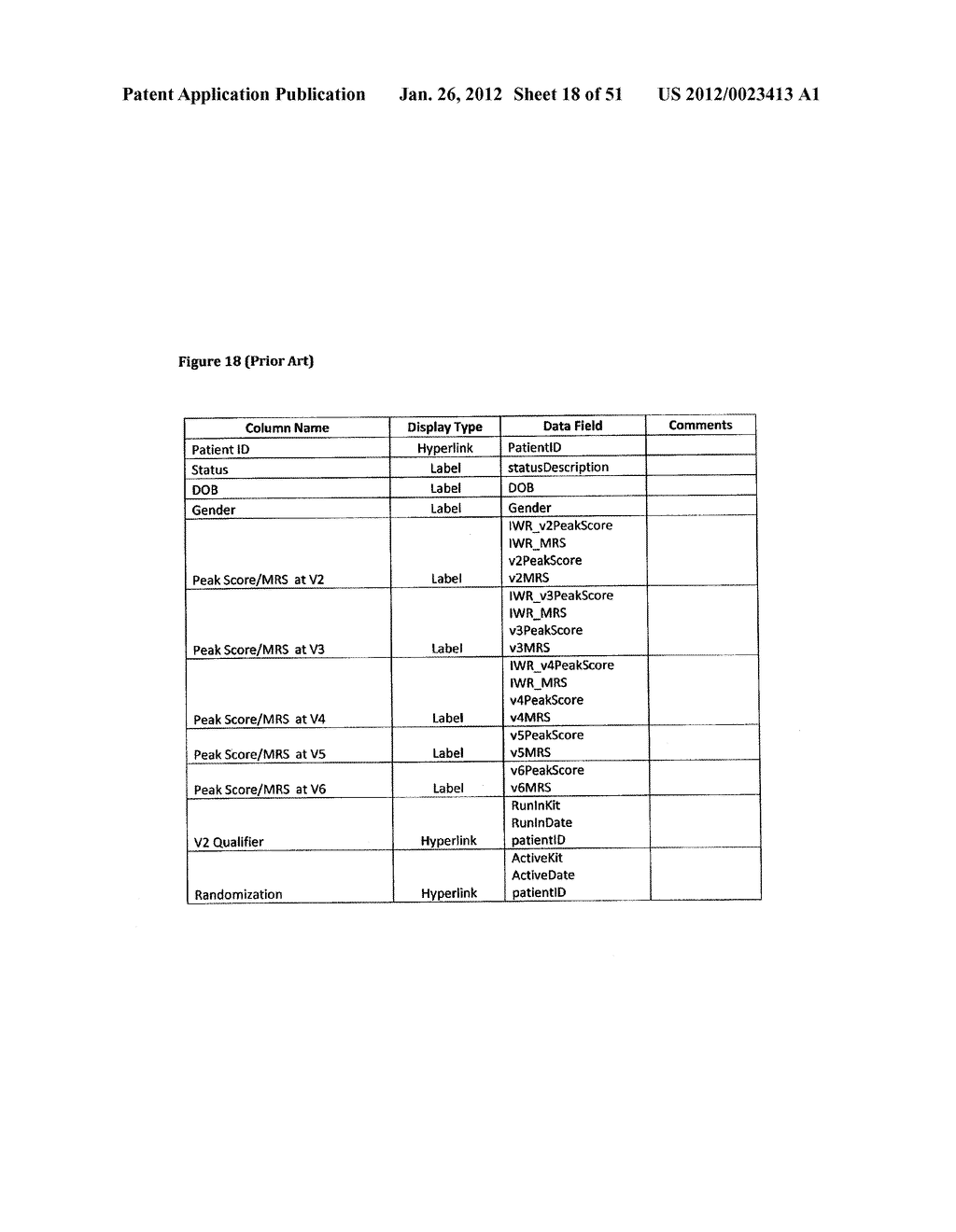 VIRTUAL DATA ROOM FOR DISPLAYING CLINICAL TRIAL STATUS REPORTS BASED ON     REAL-TIME CLINICAL TRIAL DATA, WITH INFORMATION CONTROL ADMINISTRATION     MODULE THAT SPECIFIES WHICH REPORTS ARE AVAILABLE FOR DISPLAY - diagram, schematic, and image 19