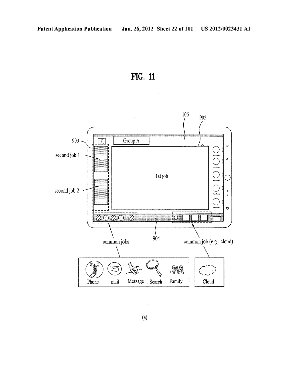 COMPUTING DEVICE, OPERATING METHOD OF THE COMPUTING DEVICE USING USER     INTERFACE - diagram, schematic, and image 23