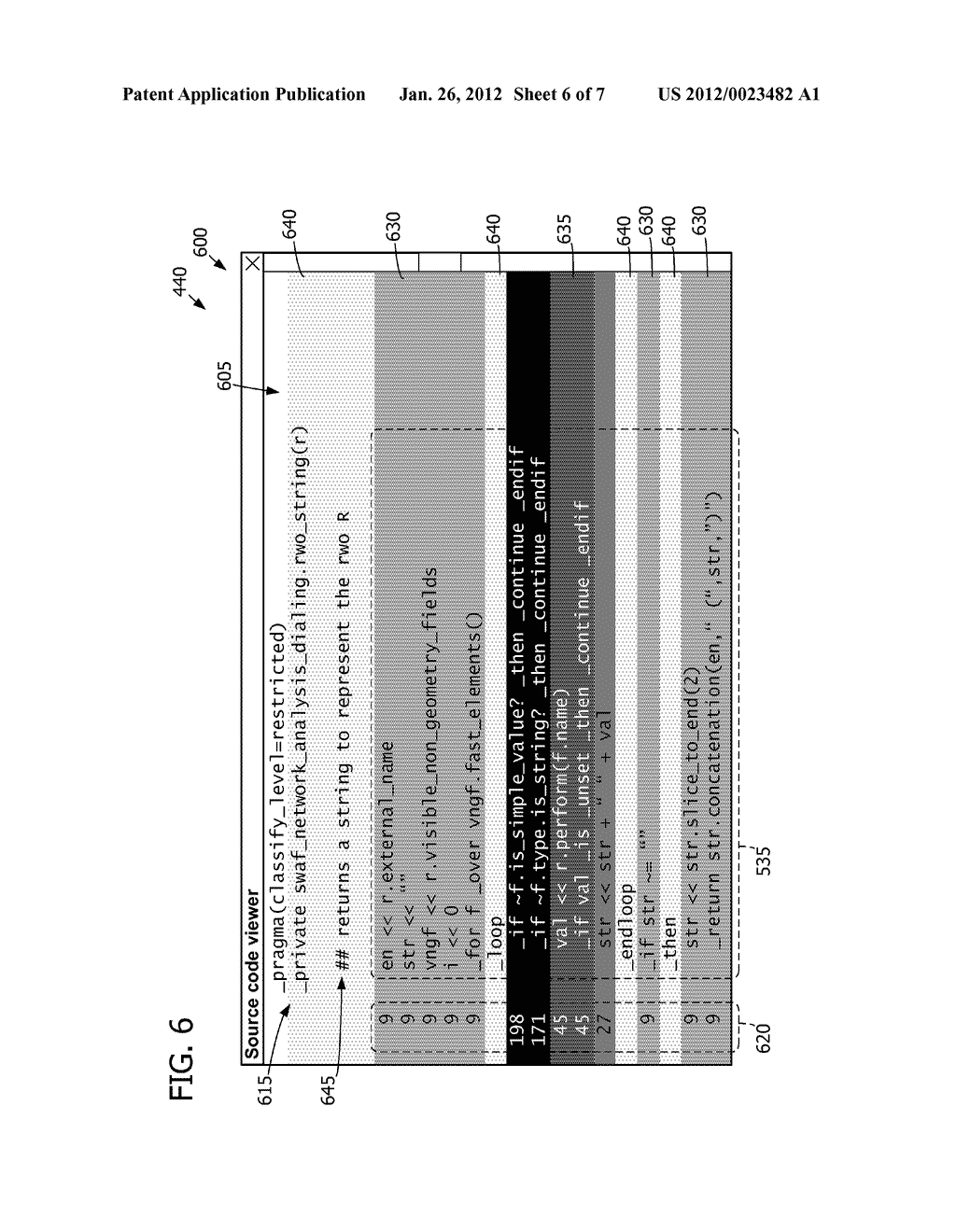 SYSTEM AND METHOD FOR USE IN INDICATING EXECUTION OF APPLICATION CODE - diagram, schematic, and image 07