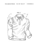 APPAREL ARTICLE WITH INTEGRAL PRE-WORN DESIGN ELEMENTS diagram and image