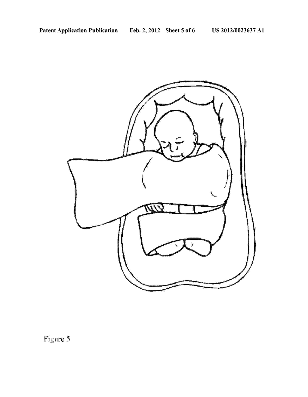 Infant Swaddling System and Method - diagram, schematic, and image 06