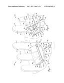 APPLICATOR WITH INDIVIDUALLY FLEXIBLE PAD SUPPORT FINGERS diagram and image