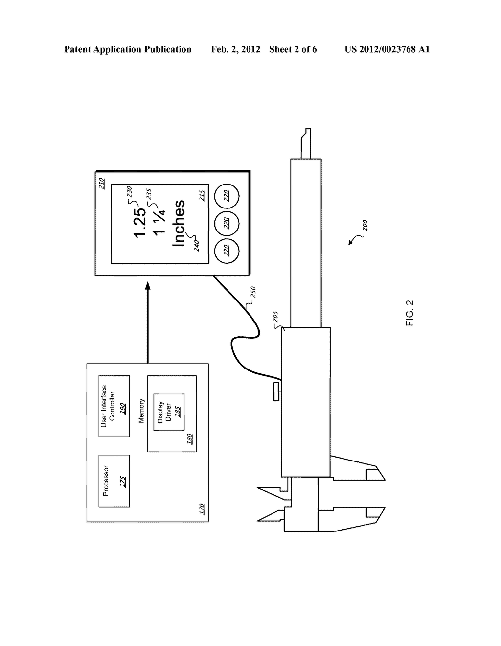 Multiple Display Electronic Caliper - diagram, schematic, and image 03