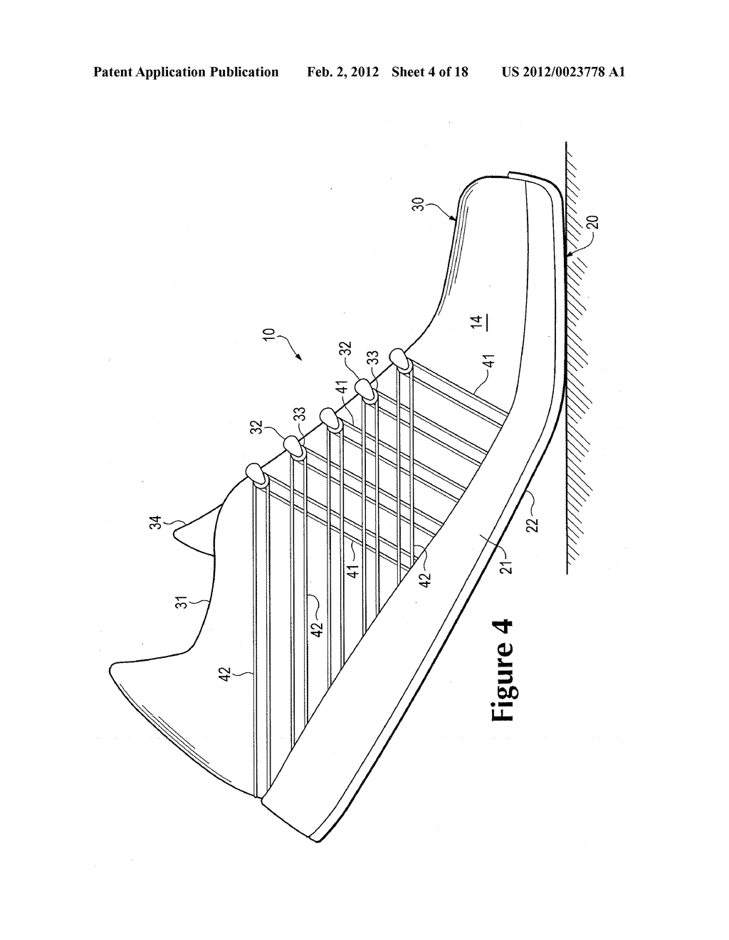 Footwear Incorporating Angled Tensile Strand Elements - diagram, schematic, and image 05