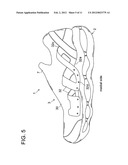 Upper Structure for a Shoe diagram and image