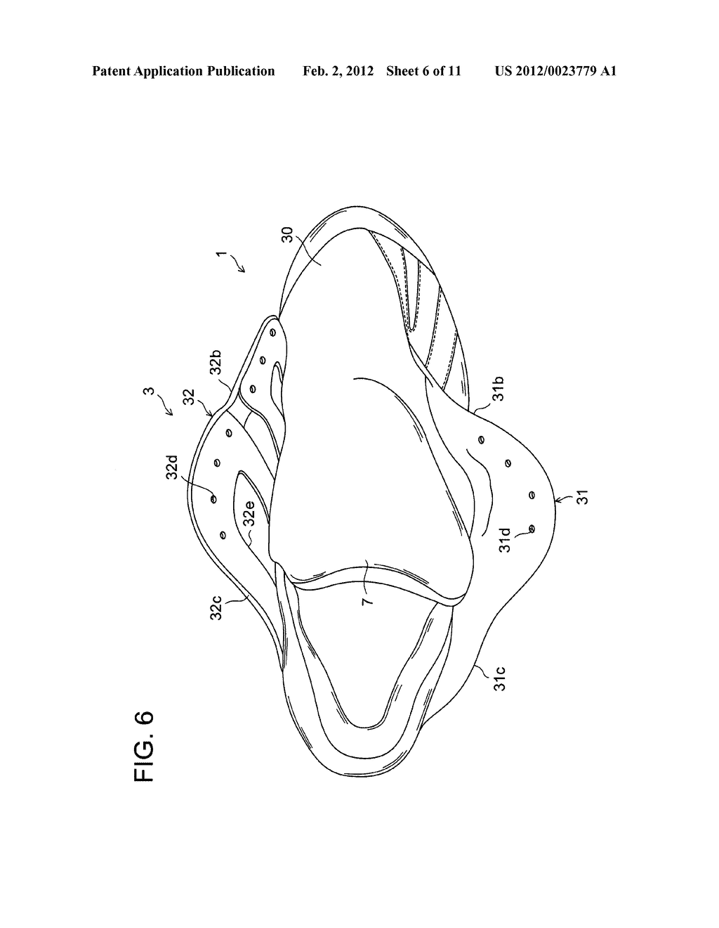 Upper Structure for a Shoe - diagram, schematic, and image 07