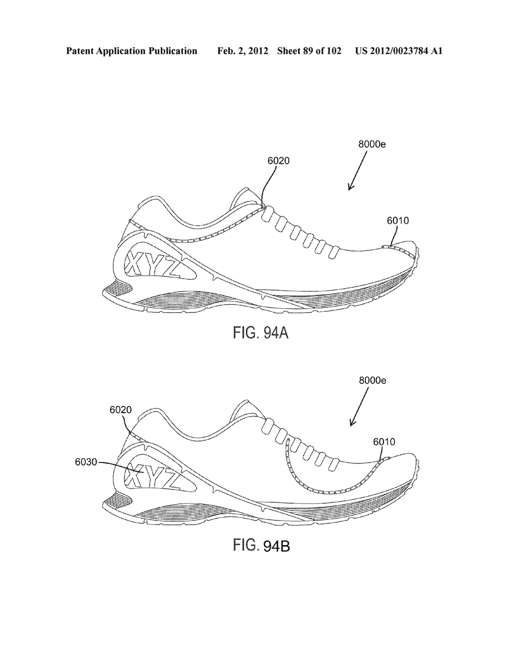 SHOES, DEVICES FOR SHOES, AND METHODS OF USING SHOES - diagram, schematic, and image 90