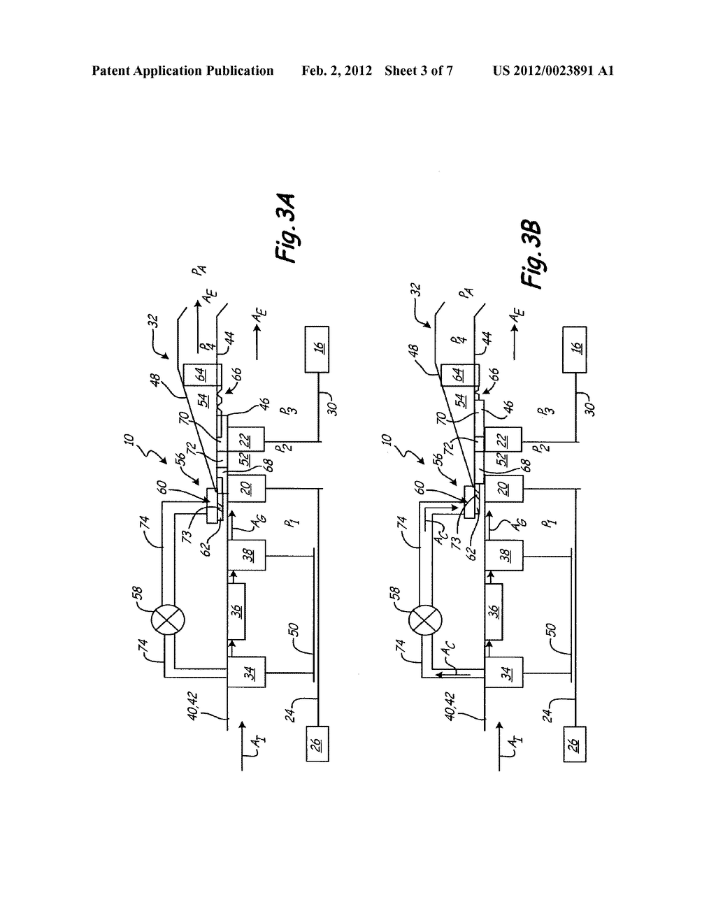 GAS TURBINE ENGINE WITH NOISE ATTENUATING VARIABLE AREA FAN NOZZLE - diagram, schematic, and image 04