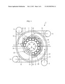 DEVICE FOR PHASE SEPARATION OF A MULTIPHASE FLUID FLOW, STEAM TURBINE     PLANT HAVING SUCH A DEVICE, AND ASSOCIATED OPERATING METHOD diagram and image