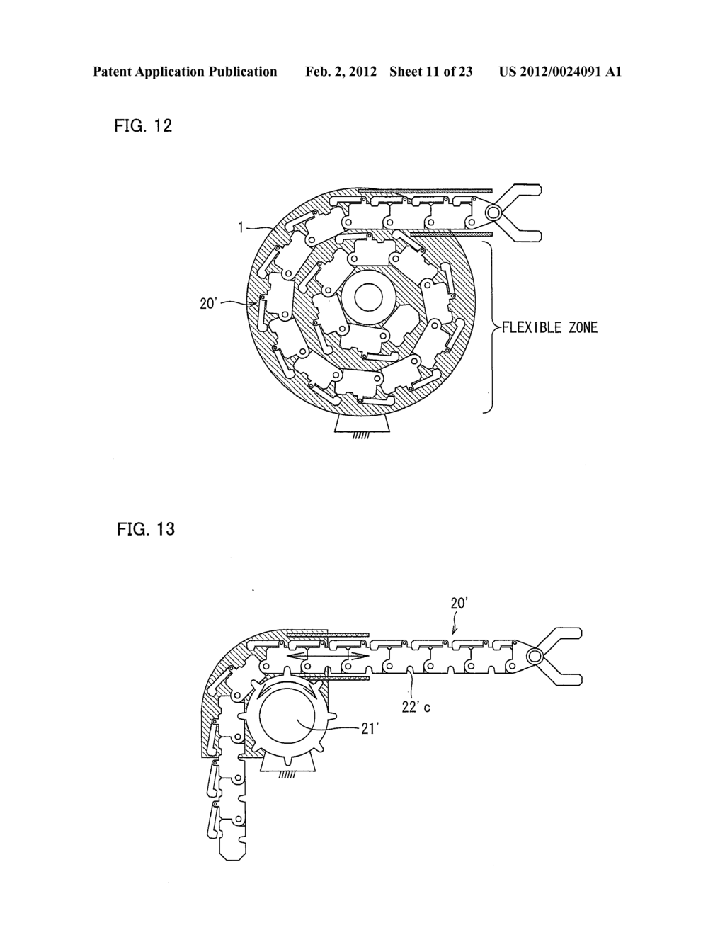 LINEAR-MOTION TELESCOPIC MECHANISM AND ROBOT ARM HAVING LINEAR-MOTION     TELESCOPIC MECHANISM - diagram, schematic, and image 12