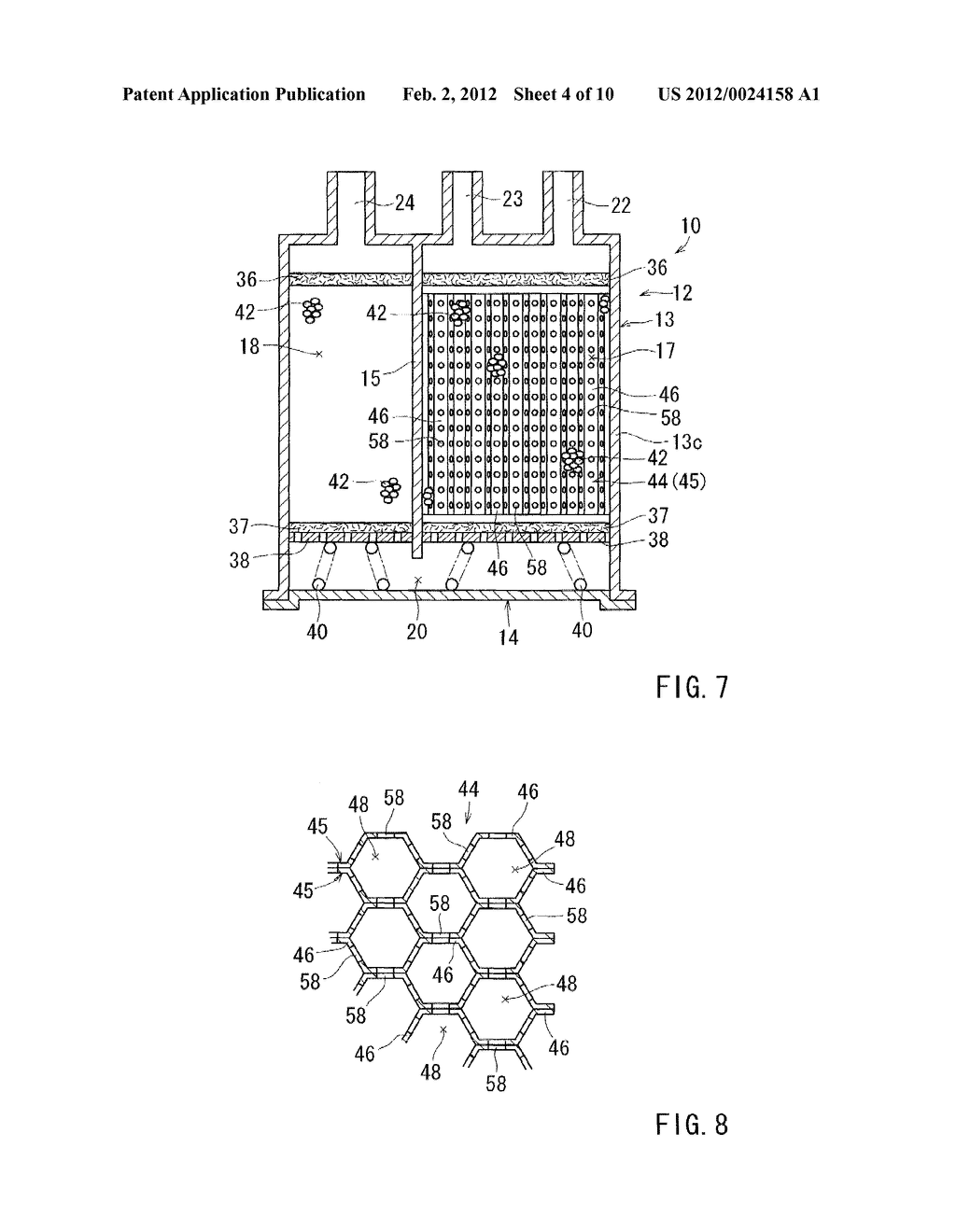 FUEL VAPOR TREATING APPARATUSES HAVING A HIGH THERMAL CONDUCTIVE HONEYCOMB     CORE - diagram, schematic, and image 05