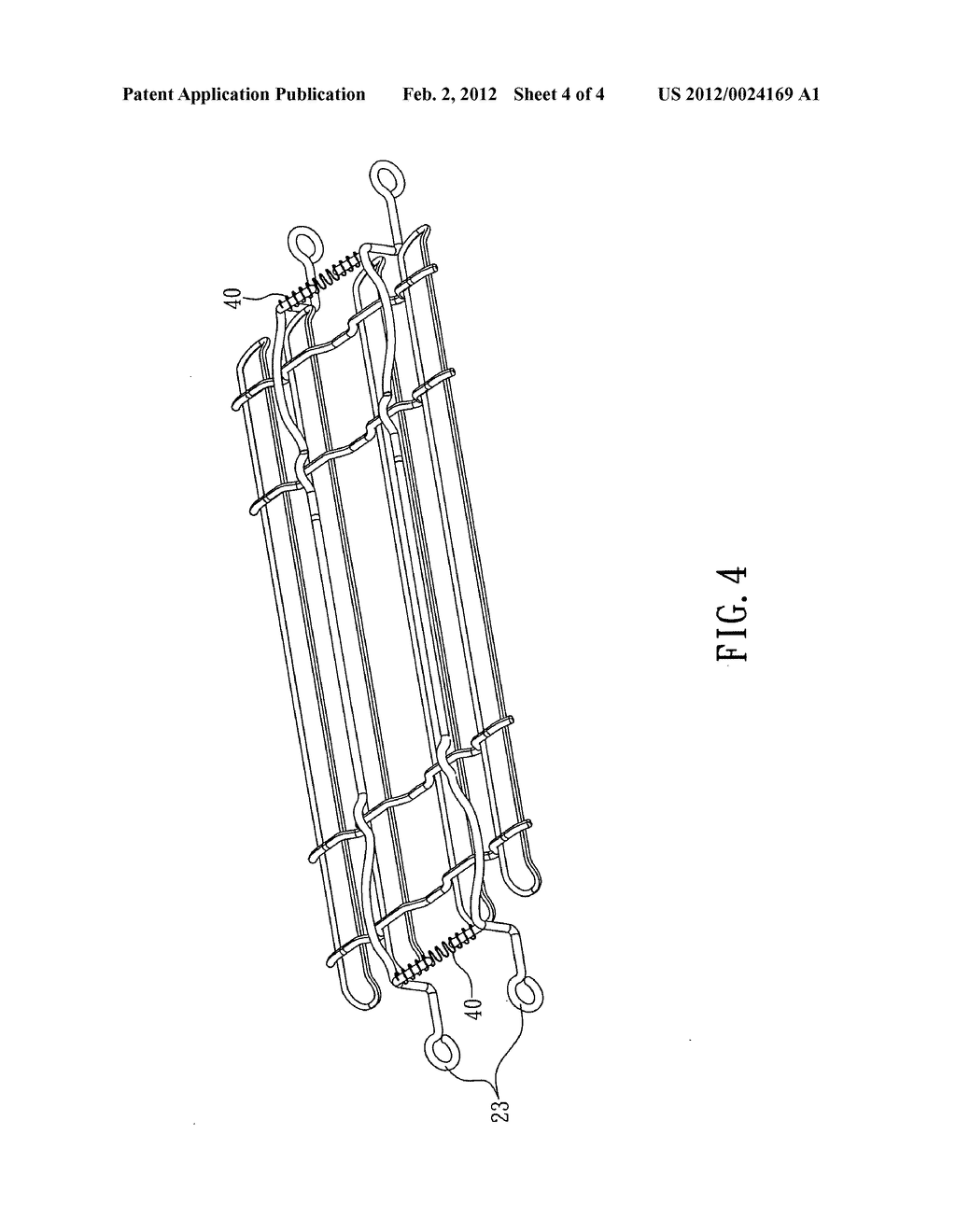 Barbecue rack - diagram, schematic, and image 05