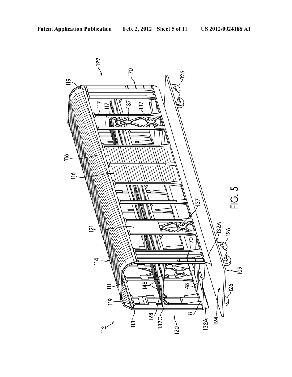 CONVERTIBLE STRUCTURE FOR RAIL CAR - diagram, schematic, and image 06
