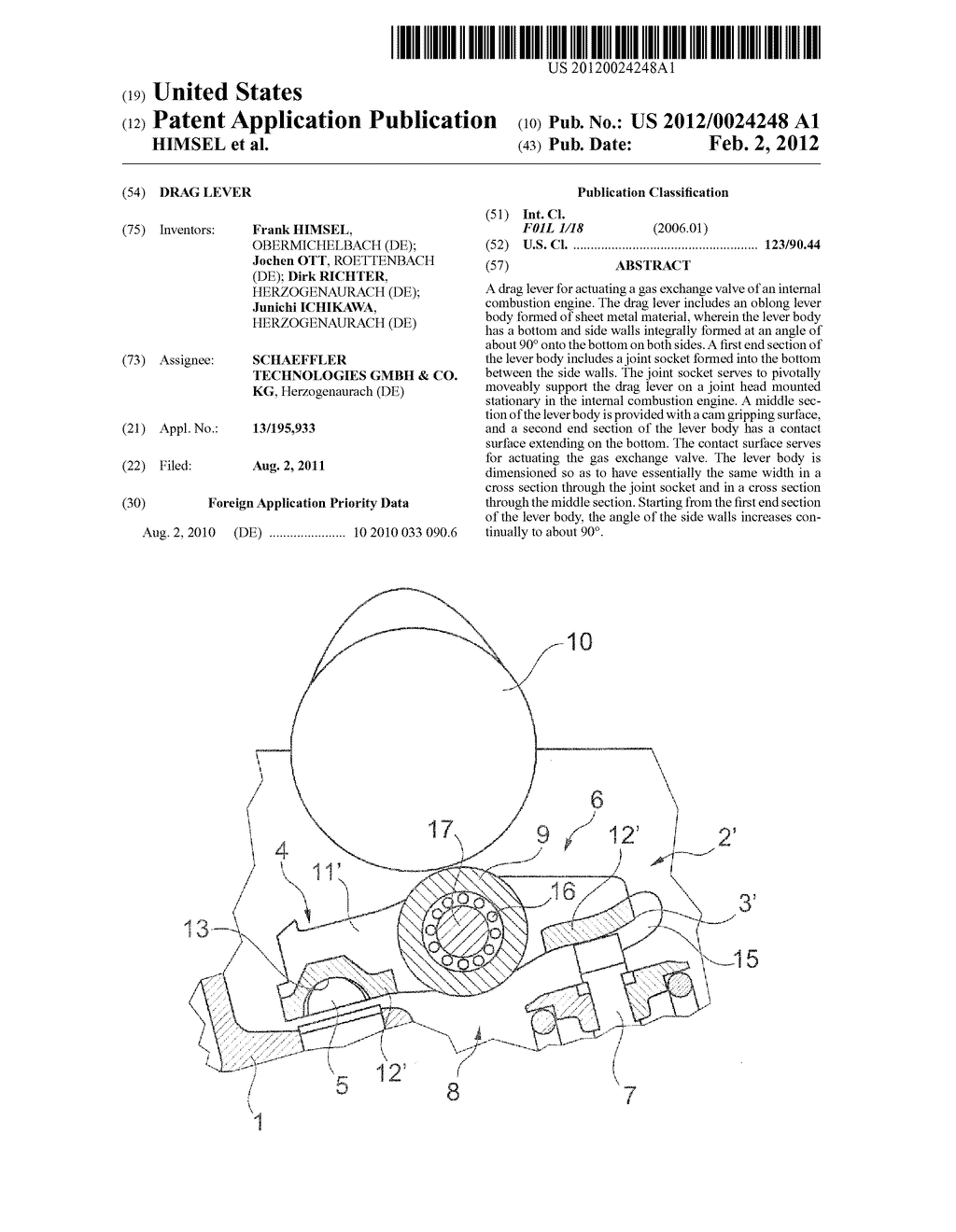 DRAG LEVER - diagram, schematic, and image 01