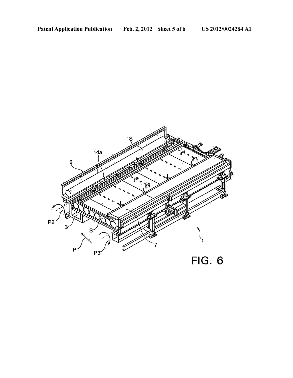 Device for preheating objects, particularly aluminum strands, rods, or     pins, as well as a system having such a device - diagram, schematic, and image 06