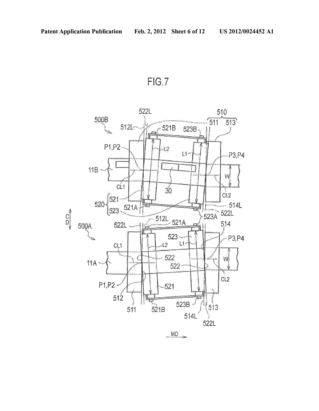 METHOD AND APPARATUS FOR MANUFACTURING ABSORBENT ARTICLE - diagram, schematic, and image 07