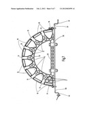 Attachment system for cables, in particular for wind turbines diagram and image