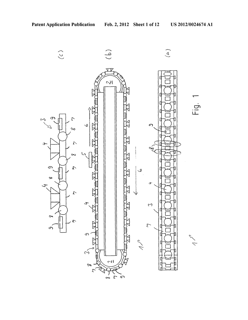 CONVEYOR DEVICE, CONVEYOR CHAIN AS WELL AS CHAIN LINK - diagram, schematic, and image 02