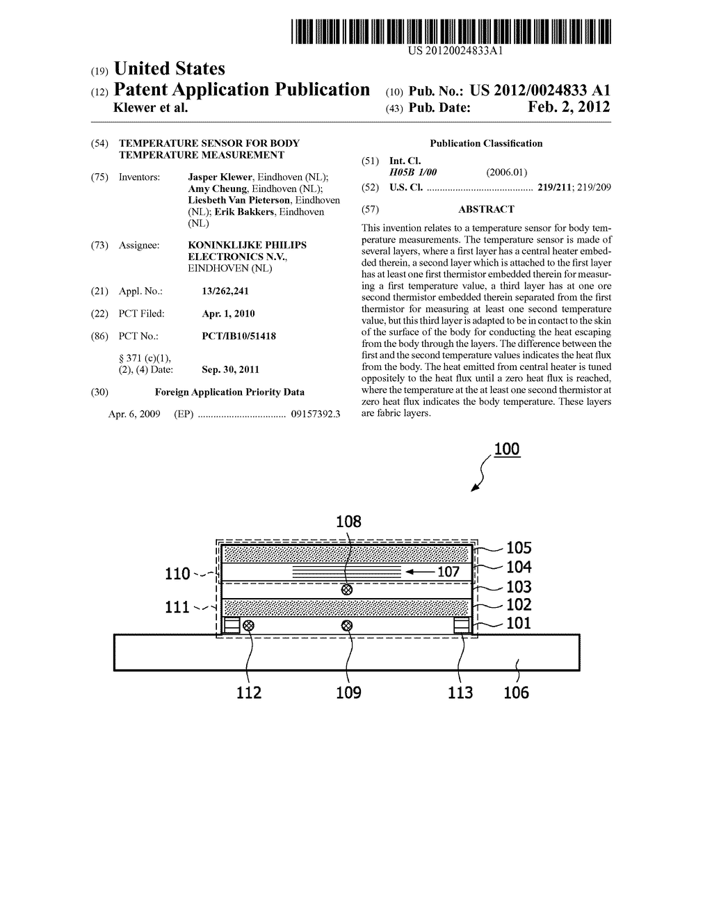  TEMPERATURE SENSOR FOR BODY TEMPERATURE MEASUREMENT - diagram, schematic, and image 01